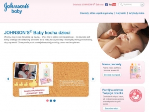 Produkty JOHNSON’S® Baby do przewijania dziecka